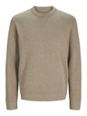 Jack & Jones Jack & Jones Herren Pullover mit Reißverschluss in Beige