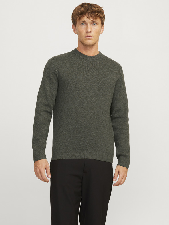 Jack & Jones Khaki Jack & Jones Herren Pullover