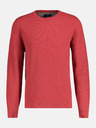 LERROS Roter Herren-Basic-Pullover LERROS