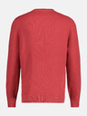 LERROS Roter Herren-Basic-Pullover LERROS