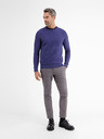 LERROS Dunkelblauer Herren-Basic-Pullover LERROS