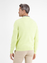 LERROS Gelber Herren-Basic-Pullover LERROS