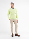 LERROS Gelber Herren-Basic-Pullover LERROS