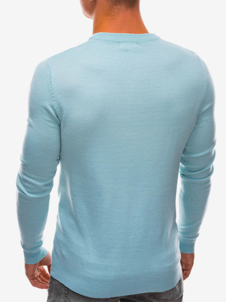 Ombre Clothing Hellblauer Herren Basic-Pullover Ombre Clothing