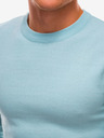 Ombre Clothing Hellblauer Herren Basic-Pullover Ombre Clothing