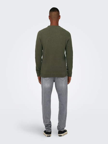 ONLY & SONS Khaki Herren ONLY & SONS Ese Pullover