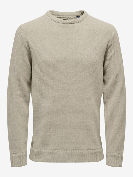ONLY & SONS Beige Herren ONLY & SONS Ese Pullover