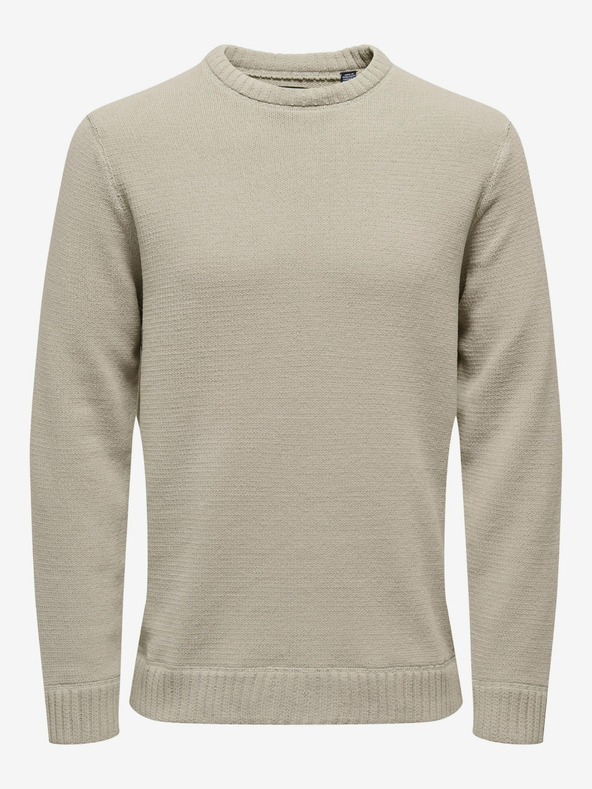 ONLY & SONS Beige Herren ONLY & SONS Ese Pullover