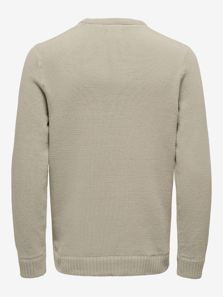 ONLY & SONS Beige Herren ONLY & SONS Ese Pullover