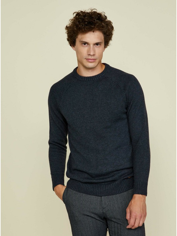 ZOOT.lab Dunkelgrauer Herren-Basic-Pullover ZOOT.lab Olin
