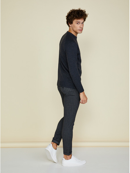 ZOOT.lab Dunkelgrauer Herren-Basic-Pullover ZOOT.lab Olin
