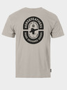 Horsefeathers T-shirt Powder Badge II - Zement Größe L HORSEFEATHERS