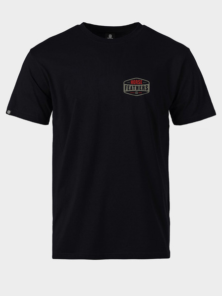 Horsefeathers T-shirt Hexagon II - schwarz Größe L HORSEFEATHERS