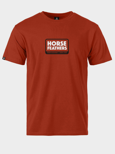 Horsefeathers T-shirt Millennium - orange-rost Größe L HORSEFEATHERS