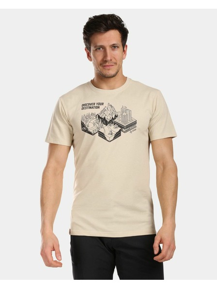 Kilpi Herren T-Shirt aus Baumwolle Kilpi VIBE-M Beige