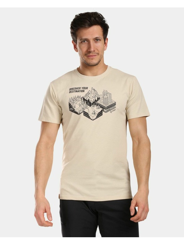 Kilpi Herren T-Shirt aus Baumwolle Kilpi VIBE-M Beige