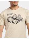Kilpi Herren T-Shirt aus Baumwolle Kilpi VIBE-M Beige