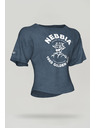 Nebbia Top aus gewaschener Baumwolle GOLDEN AGE 788 M,blau