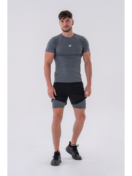 Nebbia Funktionelles Slim-fit-T-Shirt 324 Nebbia