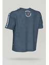 Nebbia Gewaschenes Oversized-T-Shirt GOLDEN AGE 790 M,blau