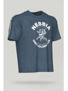 Nebbia Gewaschenes Oversized-T-Shirt GOLDEN AGE 790 M,blau