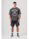 Nebbia Gewaschenes Oversized-T-Shirt GOLDEN AGE 790 M,schwarz