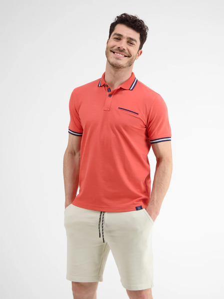 LERROS Rotes Herren-Poloshirt LERROS