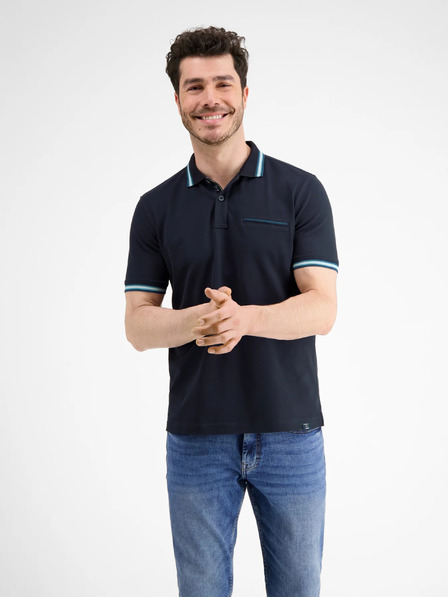 LERROS Dunkelblaues Herren-Polohemd LERROS