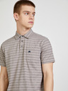 LERROS Hellgrau gestreiftes Poloshirt LERROS
