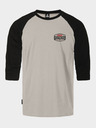 Horsefeathers T-shirt Hexagon II Raglan - Zement Größe L HORSEFEATHERS