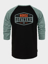 Horsefeathers T-shirt Hexagon II Raglan - schwarz Größe L HORSEFEATHERS