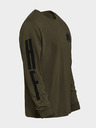 Horsefeathers T-shirt Tall Typo LS - gebranntes oliv Gr. L HORSEFEATHERS