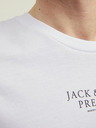 Jack & Jones Weißer Jack & Jones Herren Kapuzenpullover