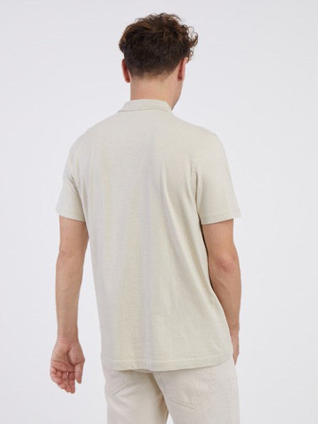 LERROS Beigefarbenes Herren-Polohemd LERROS