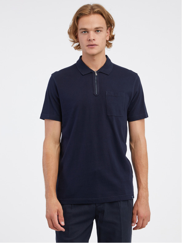 LERROS Dunkelblaues Herren-Polohemd LERROS