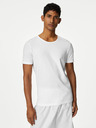 Marks & Spencer Dreier-Set Basic-T-Shirts für Herren in Weiß mit Marks & Spencer Cool & Fresh™ Technologie