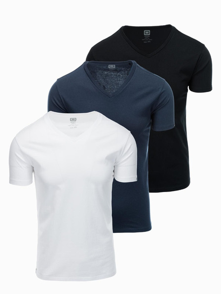 Ombre Clothing Herren-T-Shirt ohne Druck - Mix 3 Stück Z29 Ombre Clothing