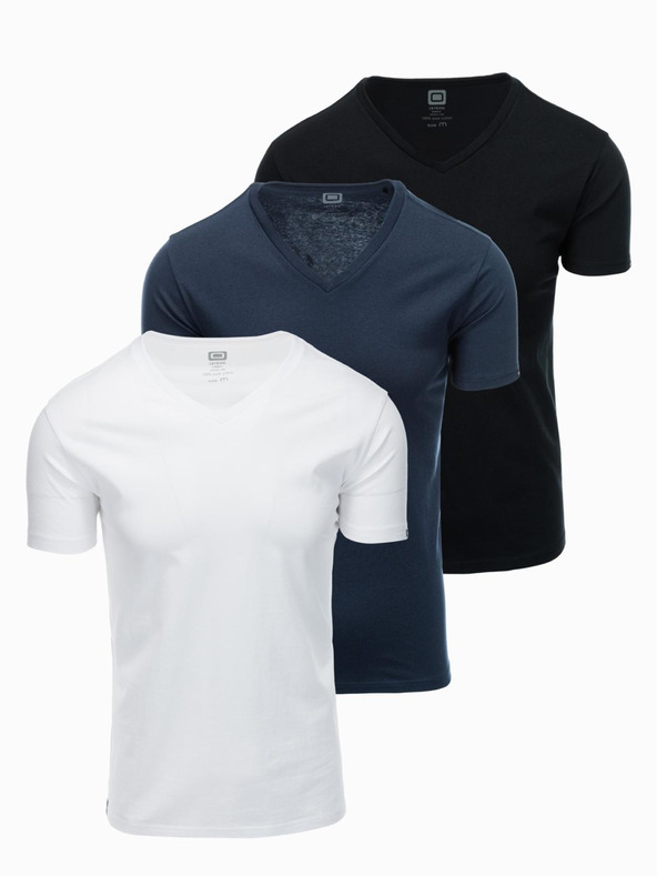 Ombre Clothing Herren-T-Shirt ohne Druck - Mix 3 Stück Z29 Ombre Clothing