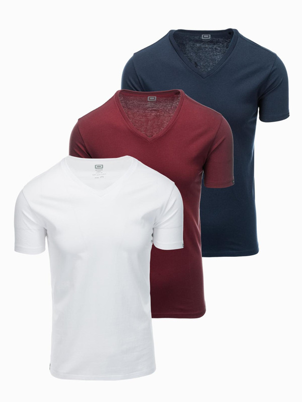 Ombre Clothing Herren-T-Shirt ohne Druck - Mix 3 Stück Z29 Ombre Clothing