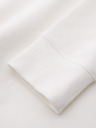 Ombre Clothing Herren LOOSE FIT Langarm T-Shirt mit Rundhalsausschnitt aus Baumwolle - Creme V2 OM-LSBC-0129 Ombre Clothing