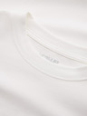 Ombre Clothing Herren LOOSE FIT Langarm T-Shirt mit Rundhalsausschnitt aus Baumwolle - Creme V2 OM-LSBC-0129 Ombre Clothing