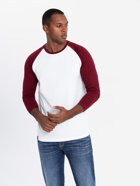 Ombre Clothing Bedrucktes langärmeliges Herren-T-Shirt - Schwarz V1 OM-LSPT-0119 Ombre Clothing