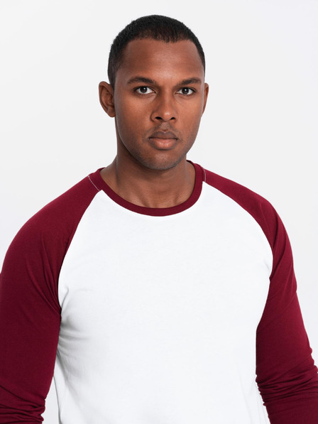 Ombre Clothing Bedrucktes langärmeliges Herren-T-Shirt - Schwarz V1 OM-LSPT-0119 Ombre Clothing