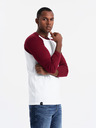 Ombre Clothing Bedrucktes langärmeliges Herren-T-Shirt - Schwarz V1 OM-LSPT-0119 Ombre Clothing