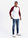Ombre Clothing Bedrucktes langärmeliges Herren-T-Shirt - Schwarz V1 OM-LSPT-0119 Ombre Clothing