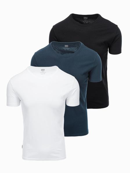 Ombre Clothing Herren-T-Shirt ohne Druck - Mix 3 Stück Z29 Ombre Clothing