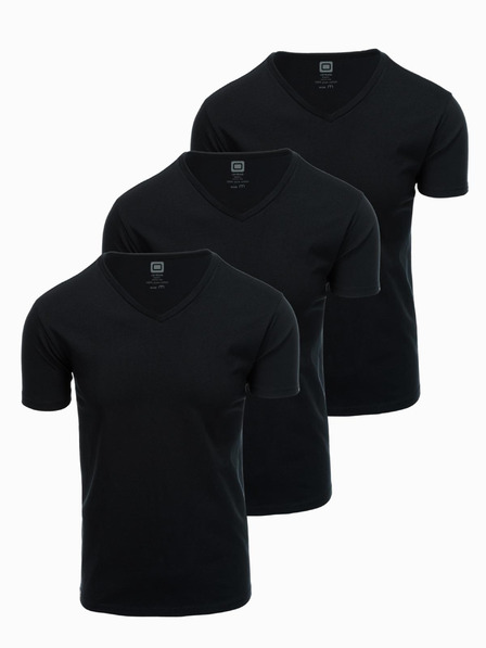 Ombre Clothing Herren-T-Shirt ohne Druck - Mix 3 Stück Z29 Ombre Clothing