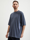 Tom Tailor Denim Dunkelblaues Herren-T-Shirt in Übergröße Tom Tailor Denim