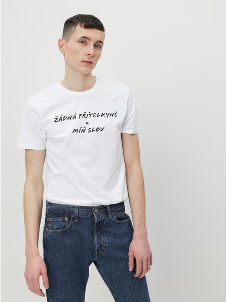 ZOOT.Original Weißes Herren T-Shirt ZOOT Original No Girlfriend