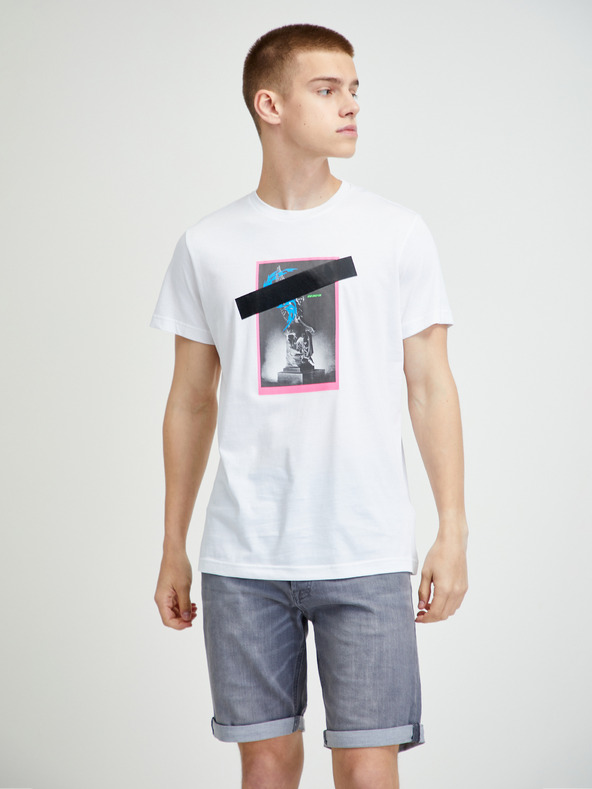 Diesel Weißes Diesel Herren T-Shirt Diego